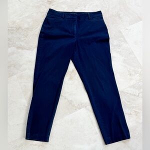 Talbots Women’s Heritage Navy Blue Straight Leg Pants Size 10 Work Career